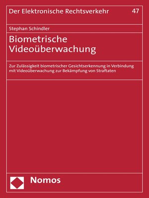 cover image of Biometrische Videoüberwachung